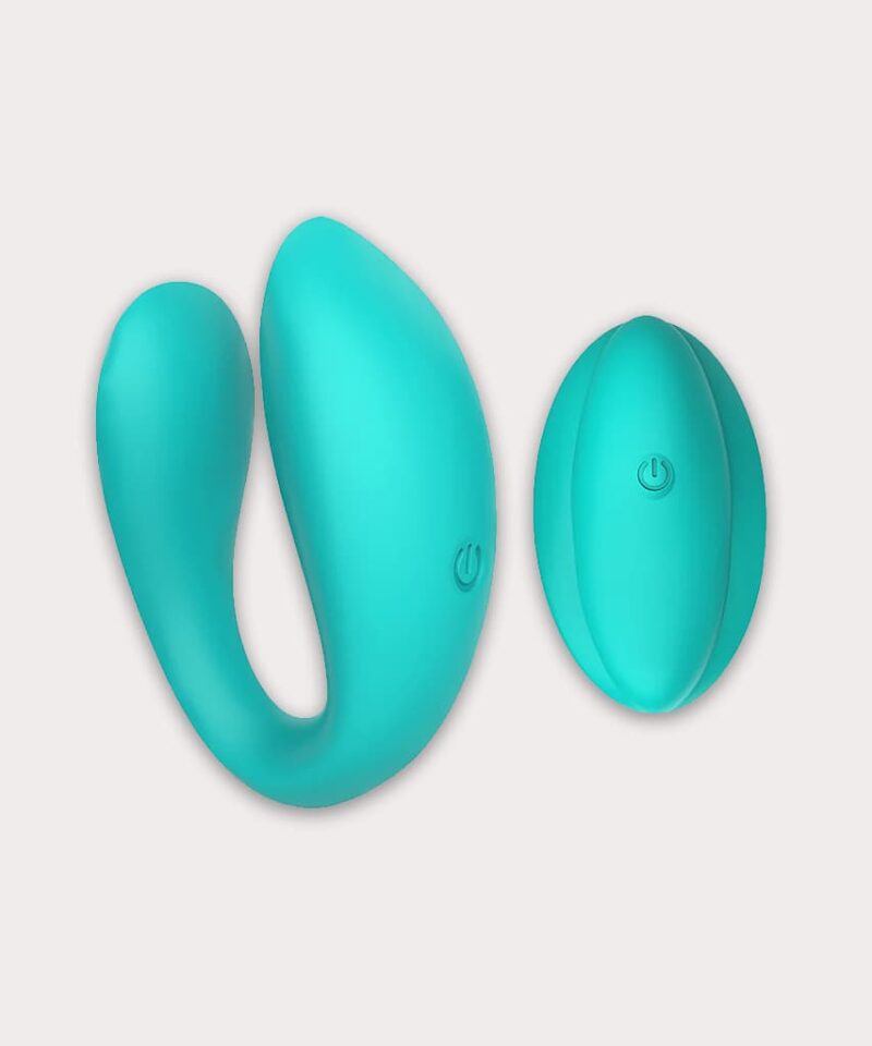 Winyi Helen Remote Couples Vibrator Aqua