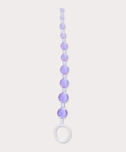 10 Anal Pleasure Beads Purple